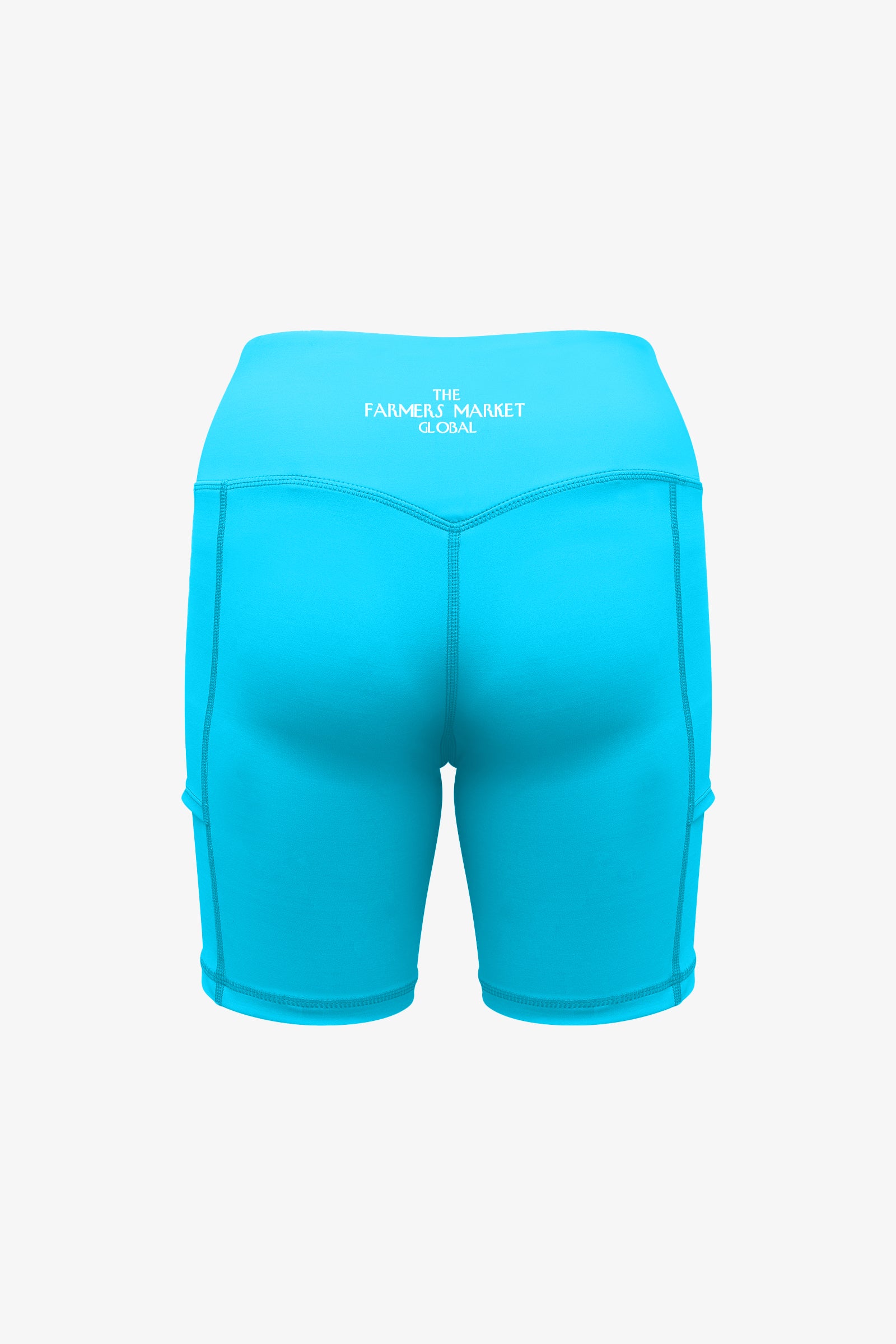Ball Pocket Biker Shorts / Mykonos Blue