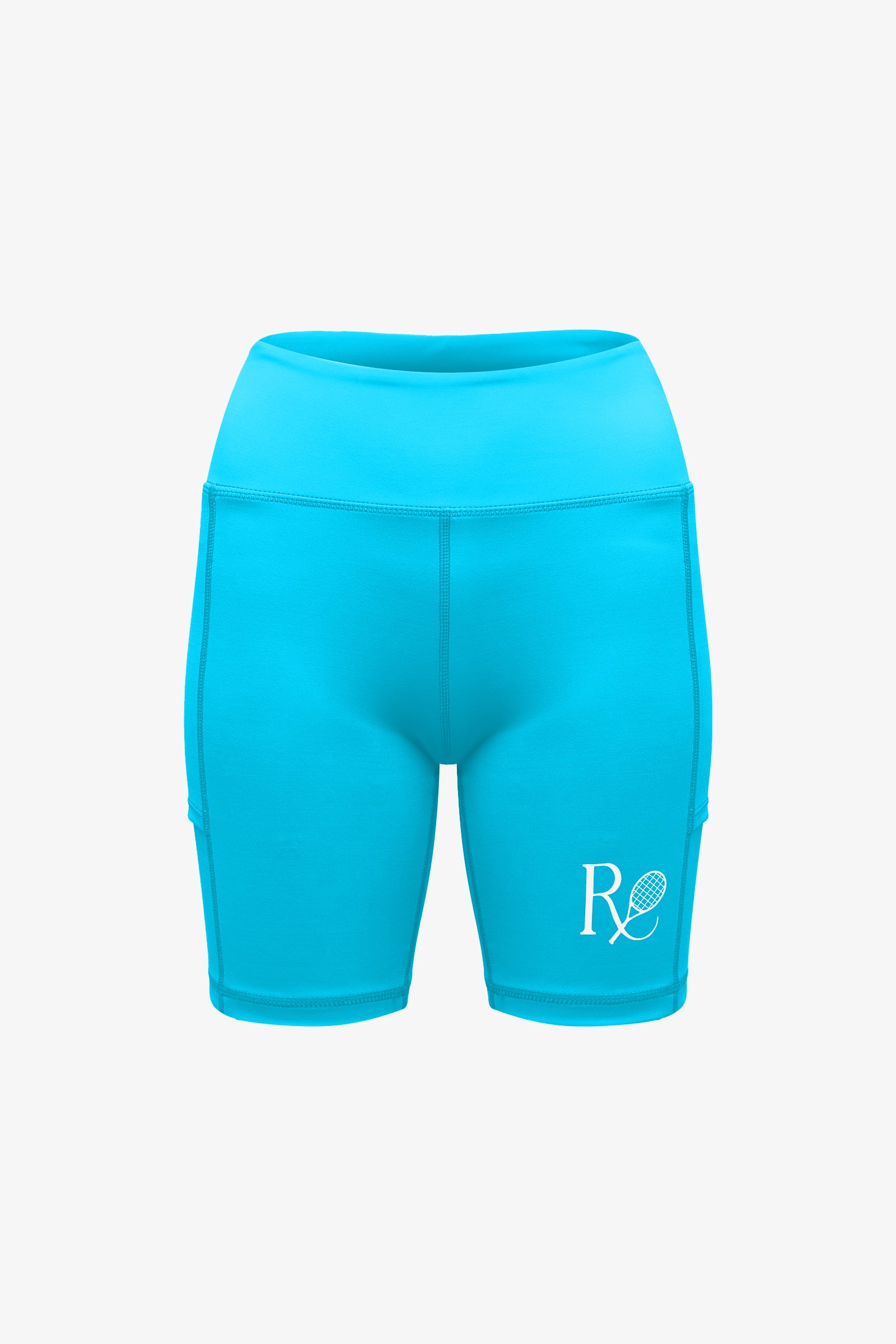 Ball Pocket Biker Shorts / Mykonos Blue