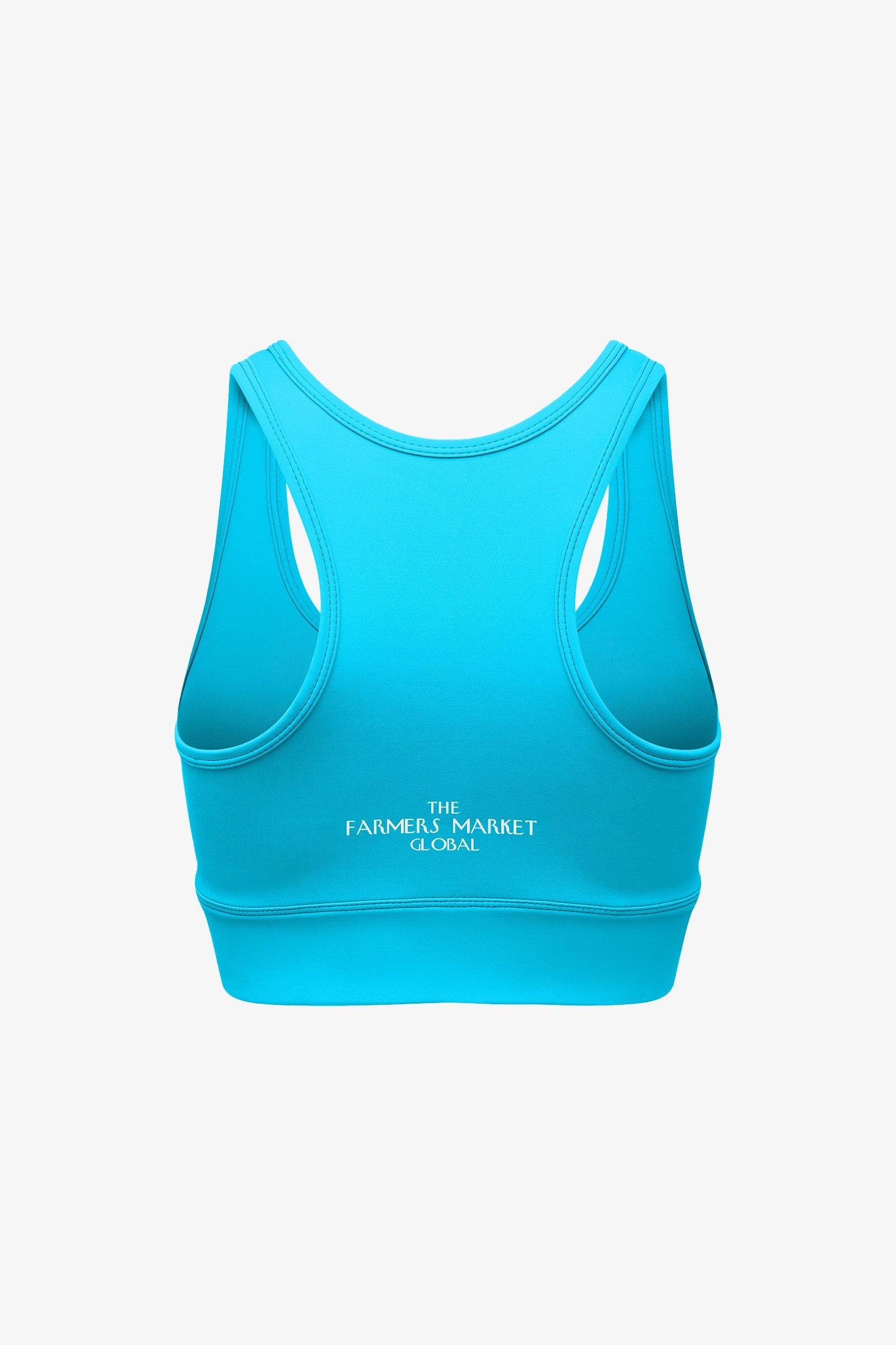 Long Line Sports Bra / Mykonos Blue