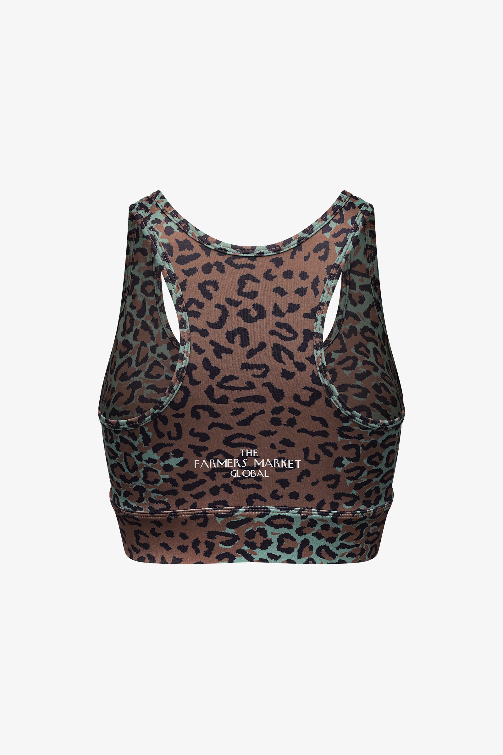 Long Line Sports Bra / Leopard Camo