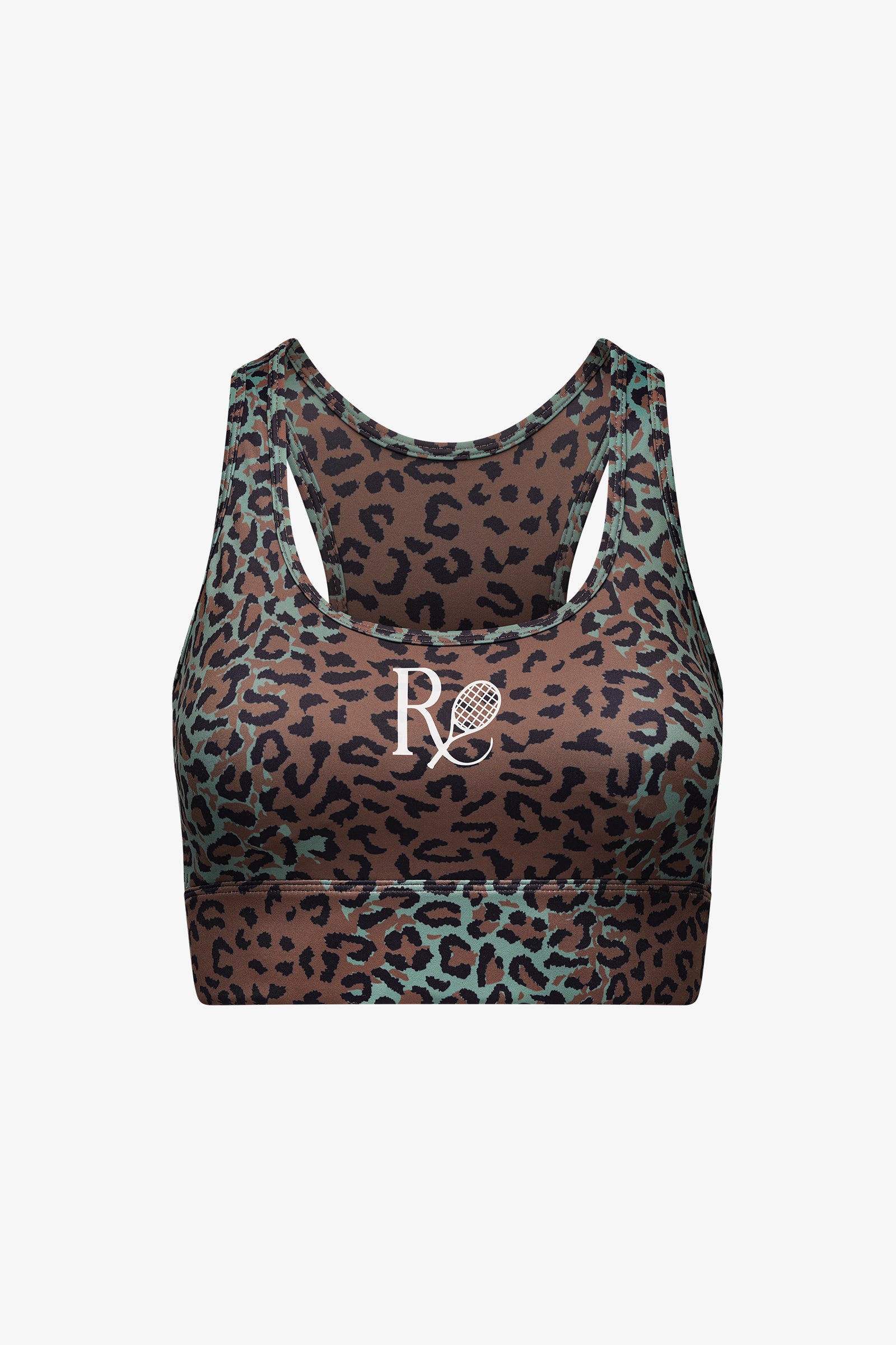 Long Line Sports Bra / Leopard Camo