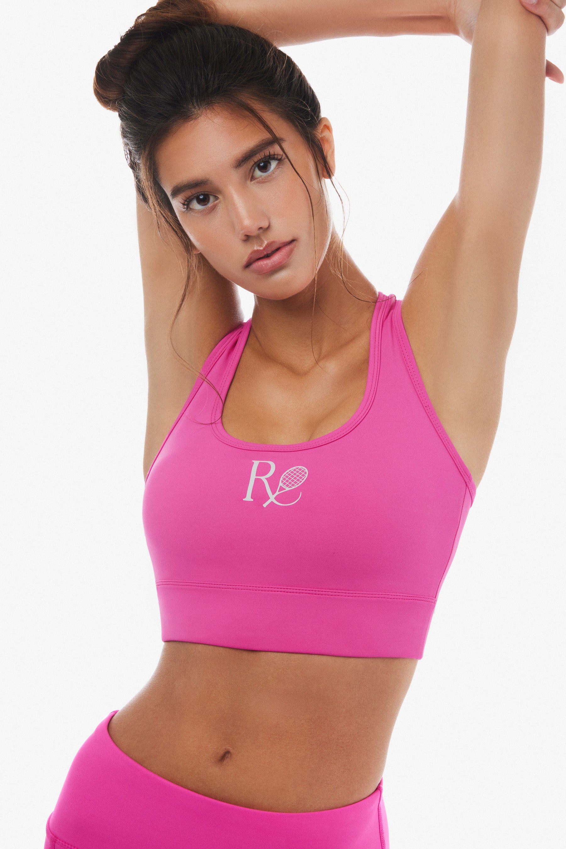 Long Line Sports Bra / Bougainvillea