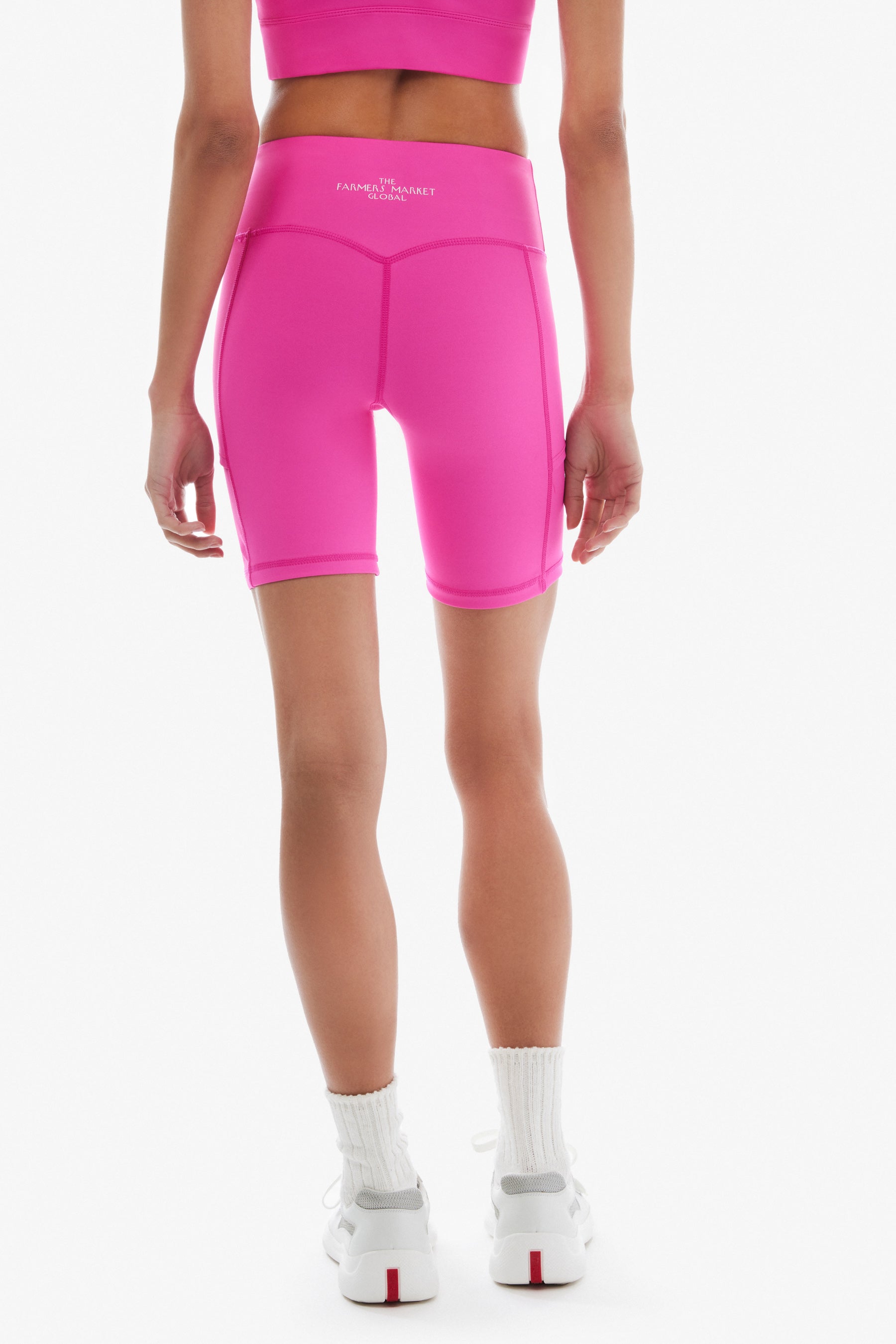 Florence By Mills Cozy Crush Seamless Biker Shorts - Sustainable Hot Pink Intimates & Sleepwear