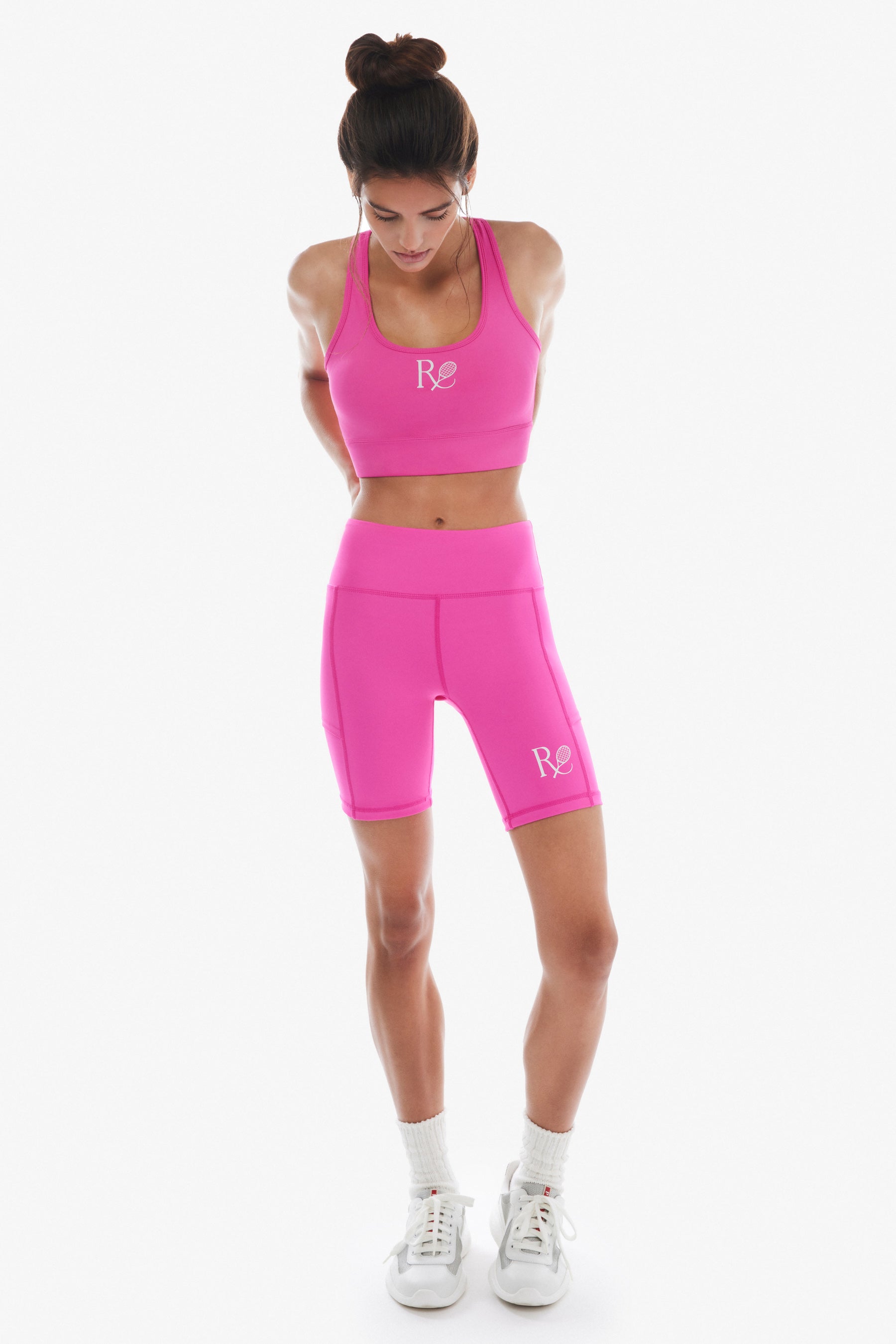 Long Line Sports Bra / Bougainvillea