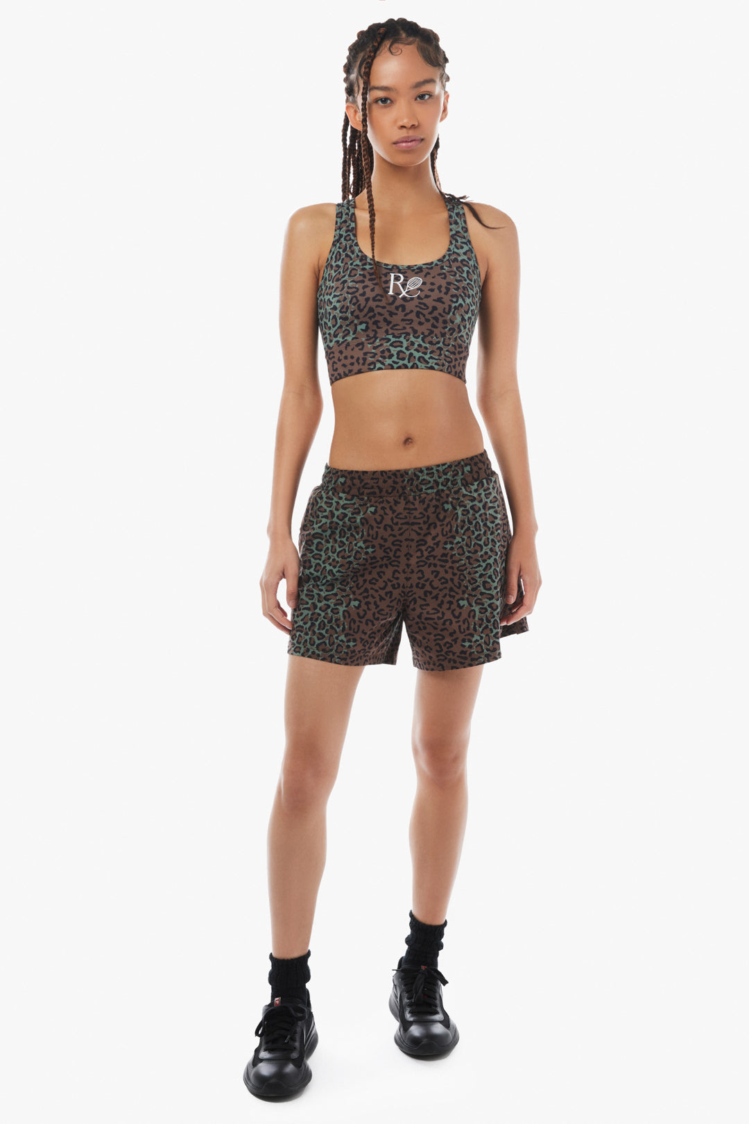 5" 2-in-1 Court Shorts / Leopard Camo