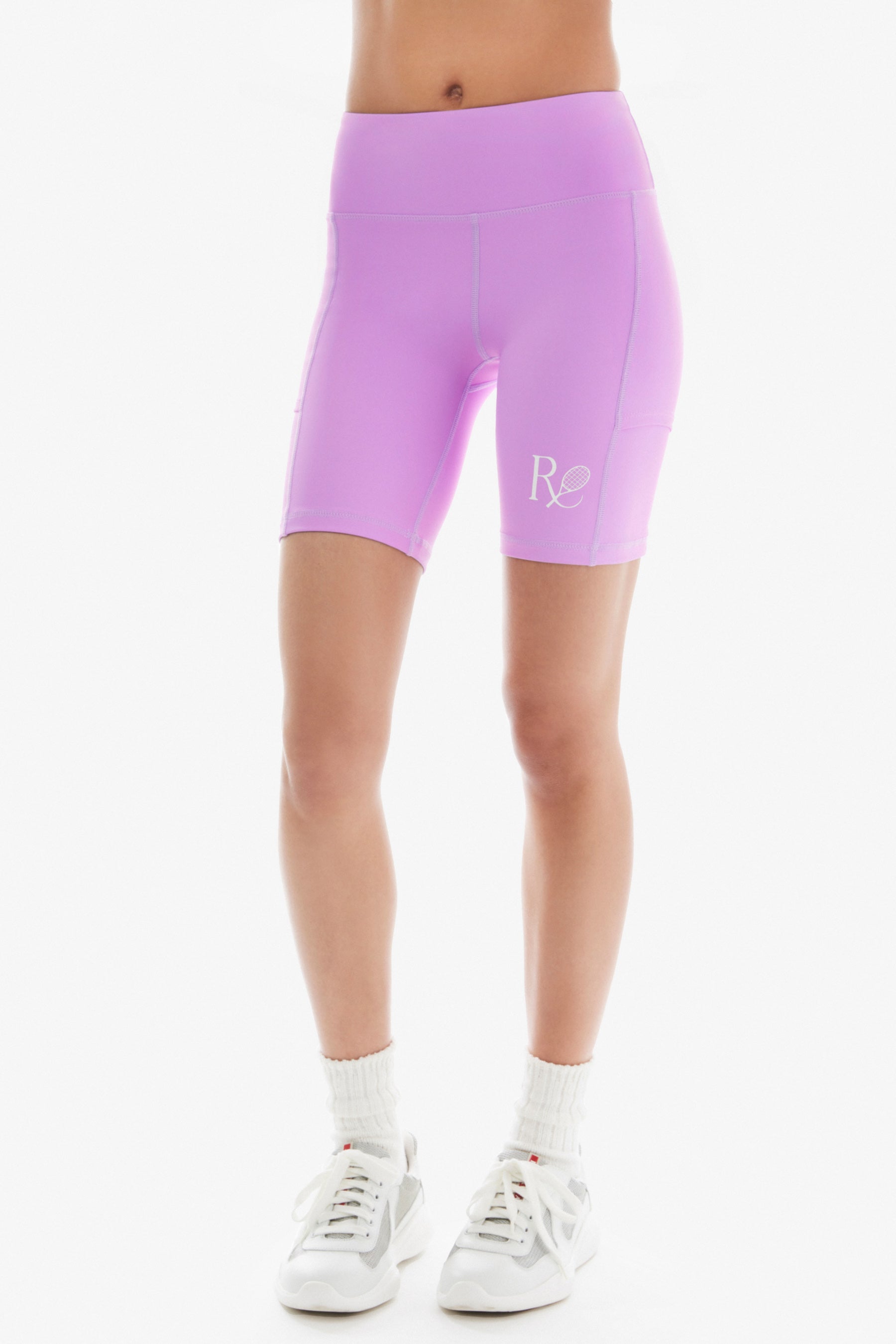 Ball Pocket Biker Shorts / Lavender