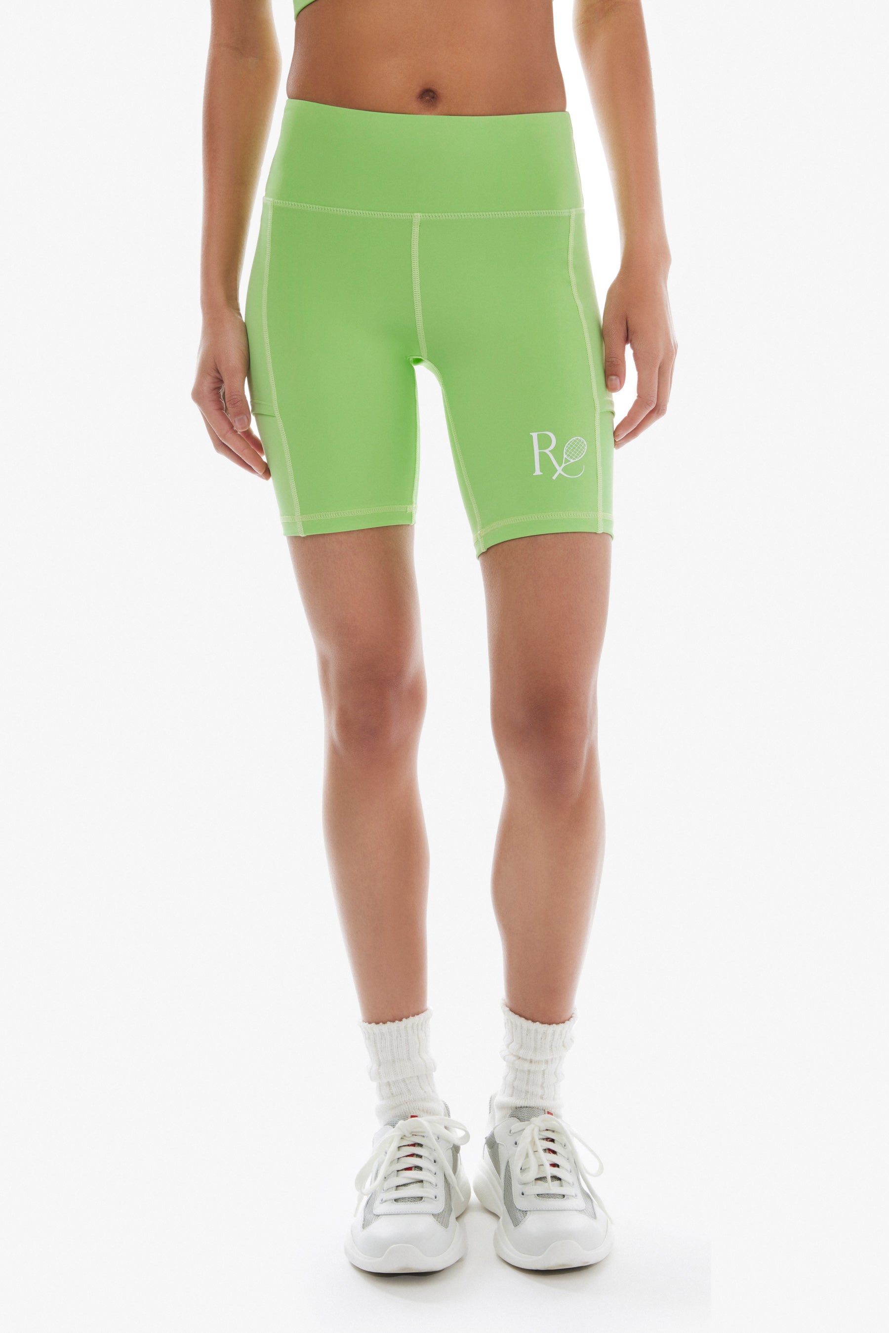 Ball Pocket Biker Shorts / Mint Green