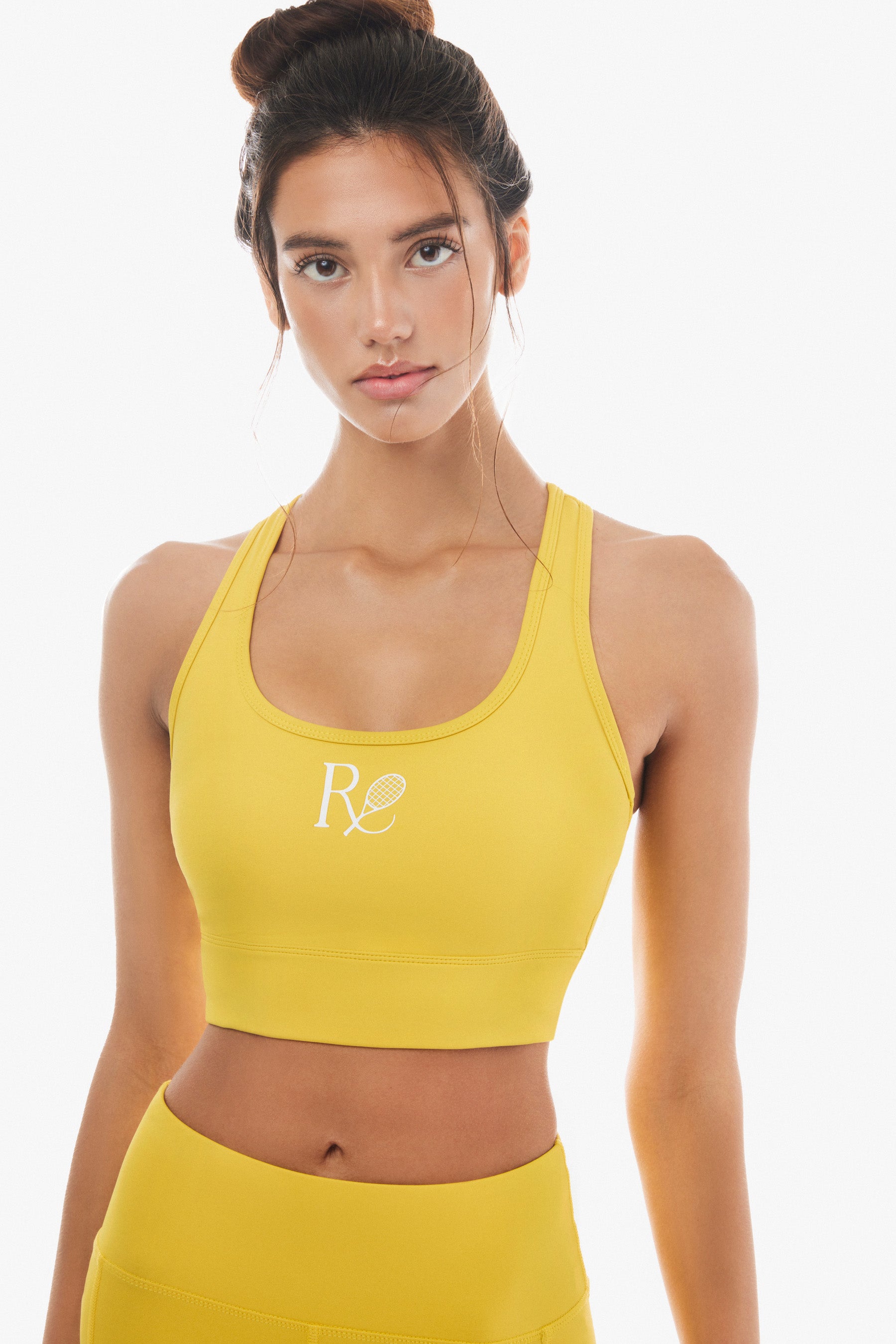 Long Line Sports Bra / Sunflower Yellow