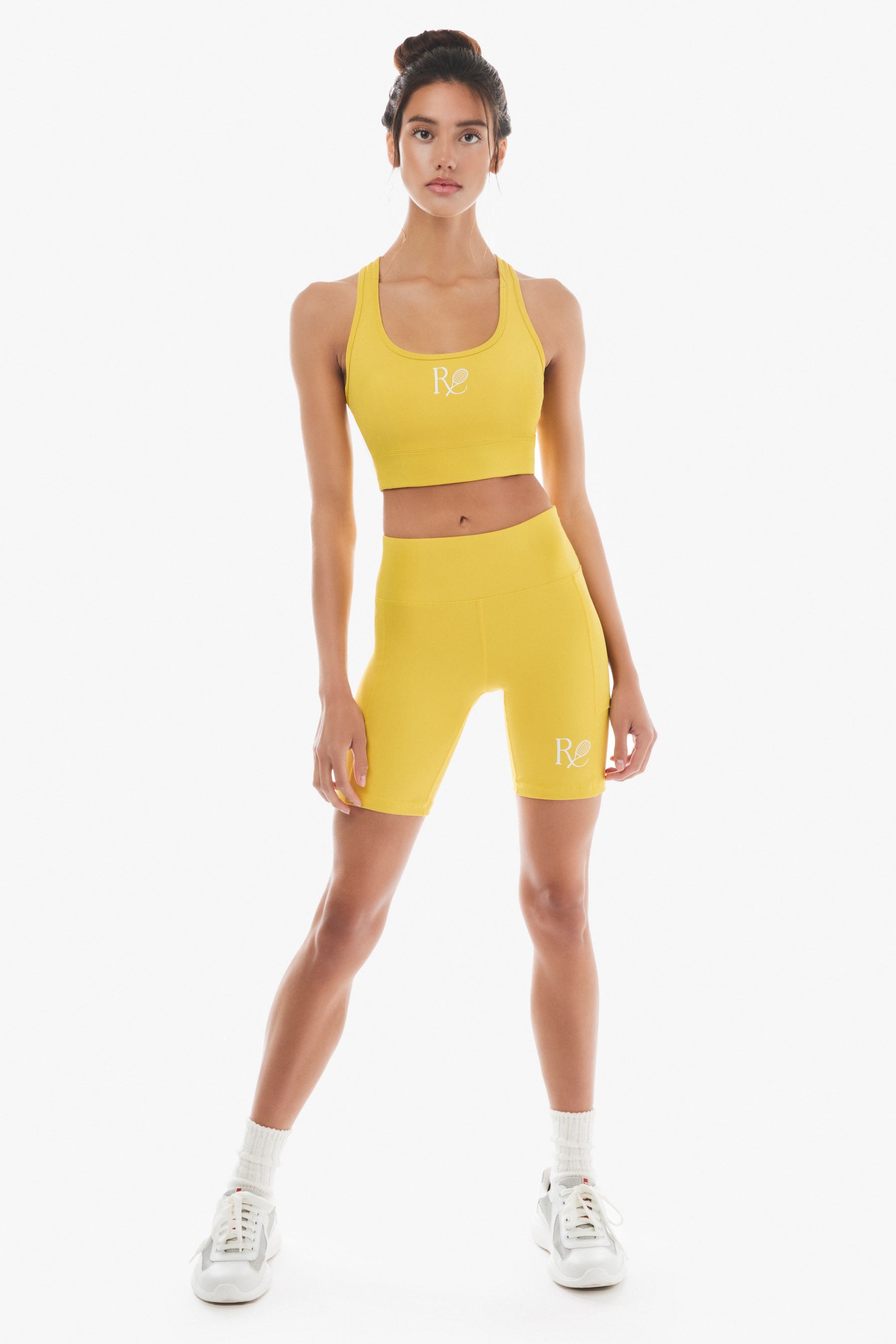 Long Line Sports Bra / Sunflower Yellow