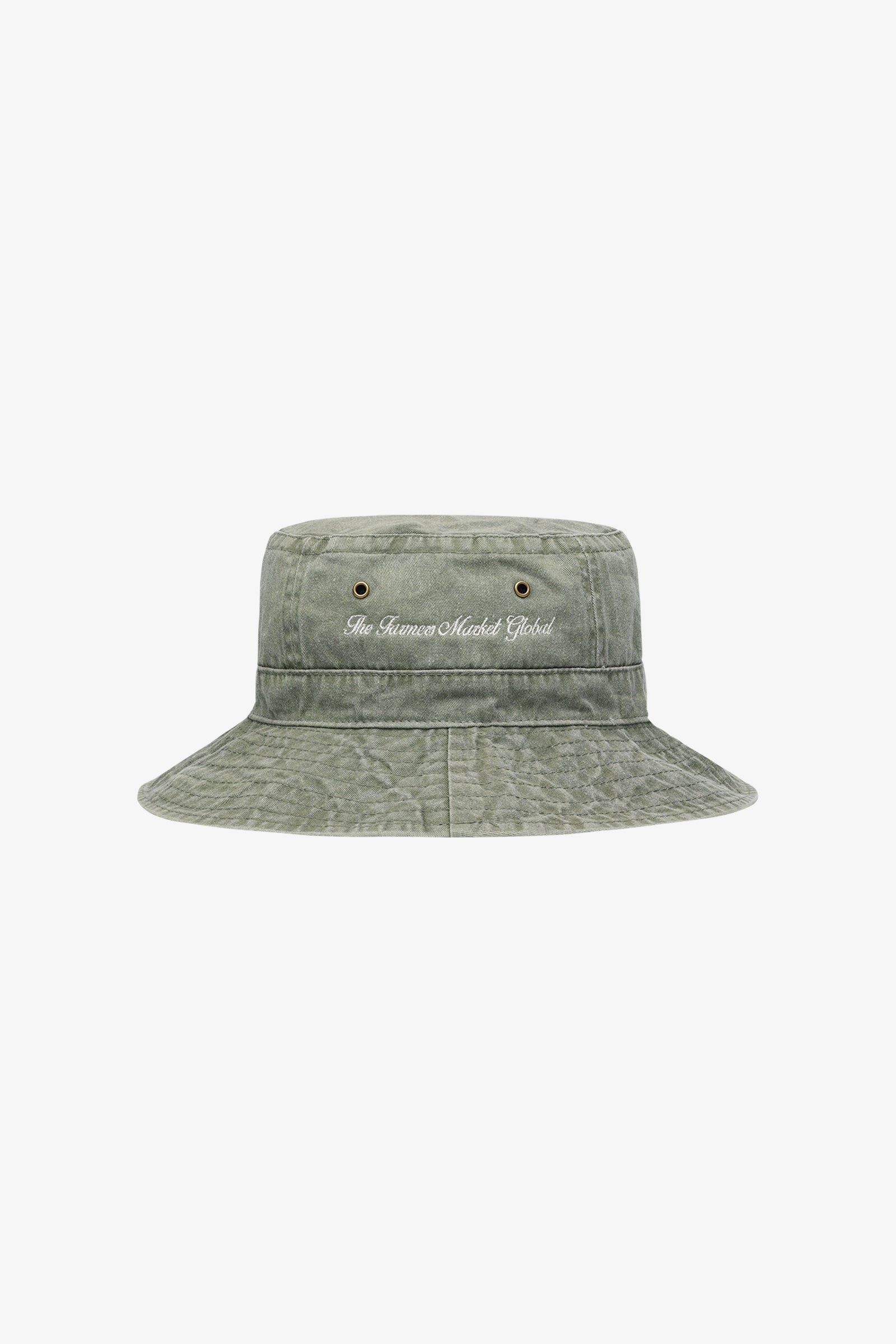 Sun Faded Prescription Logo Bucket Hat / Cactus Green