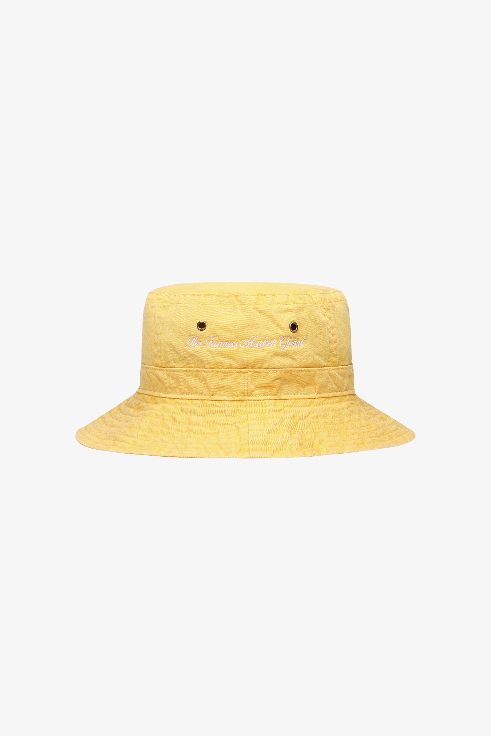 Sun Faded Prescription Logo Bucket Hat / Pale Yellow