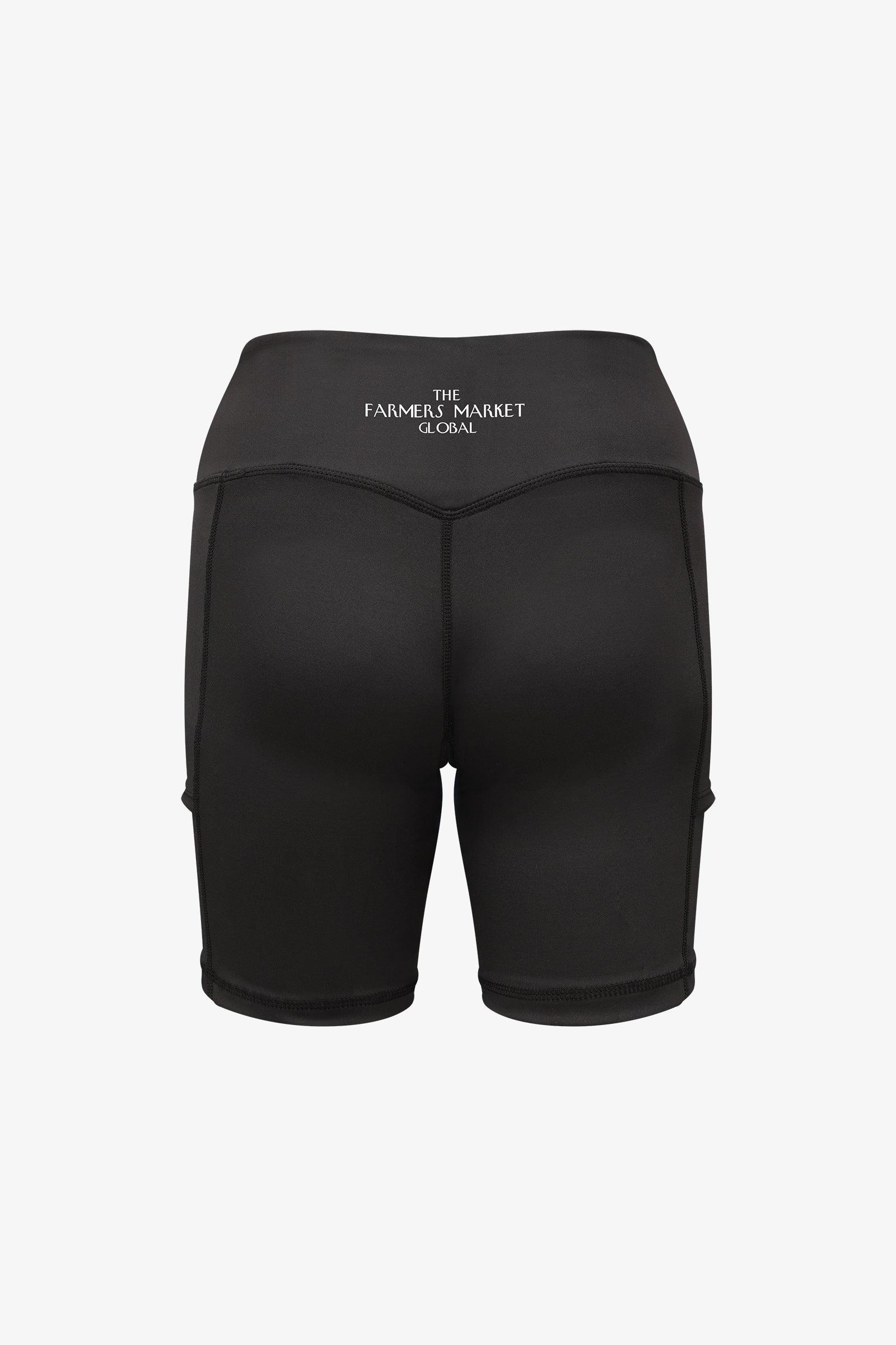 Ball Pocket Biker Shorts / Black