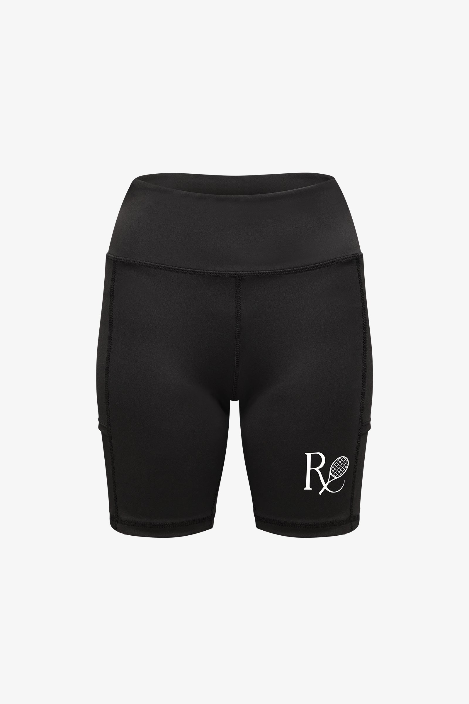 Ball Pocket Biker Shorts / Black