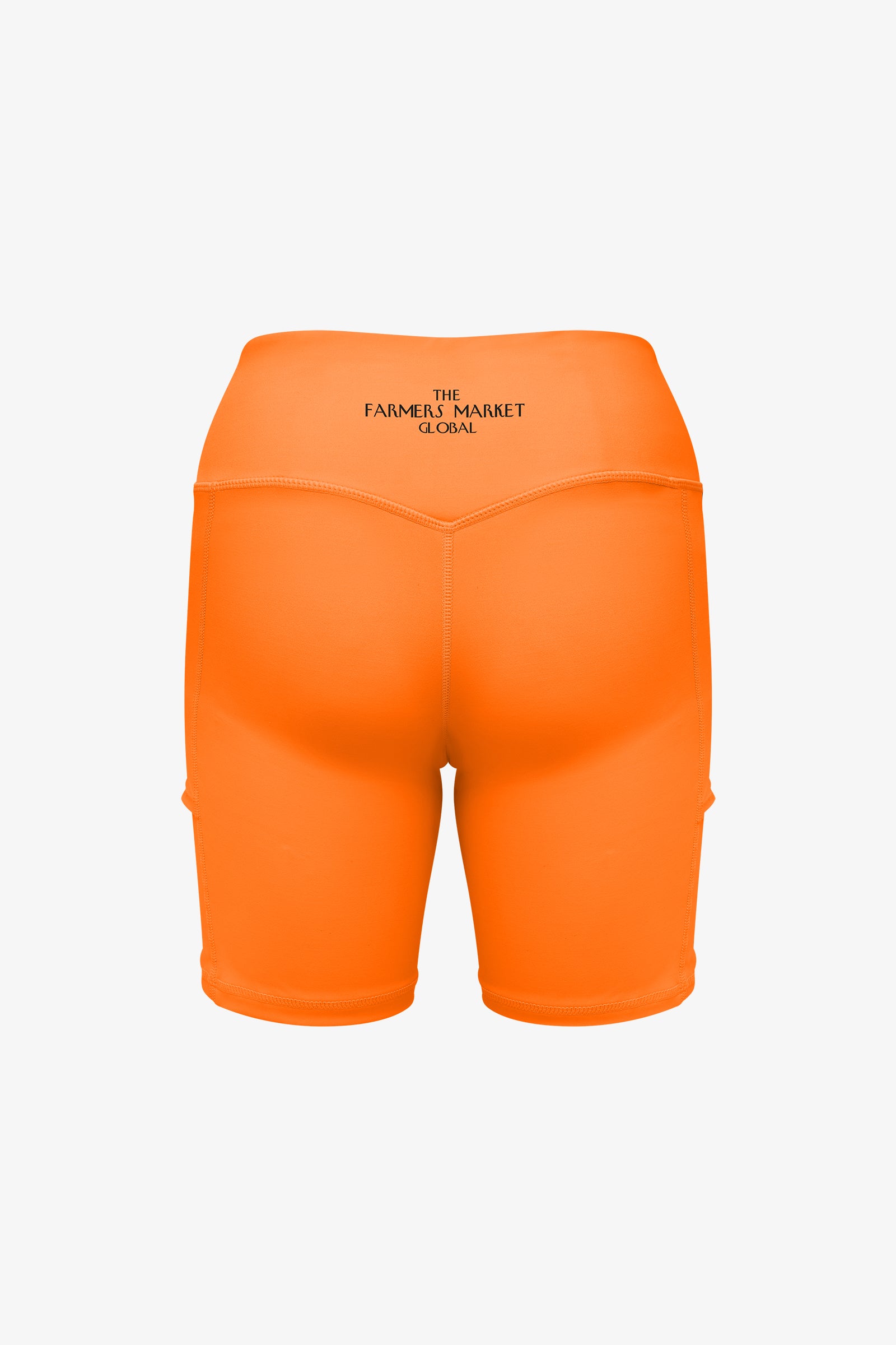 Ball Pocket Biker Shorts / Blaze Orange