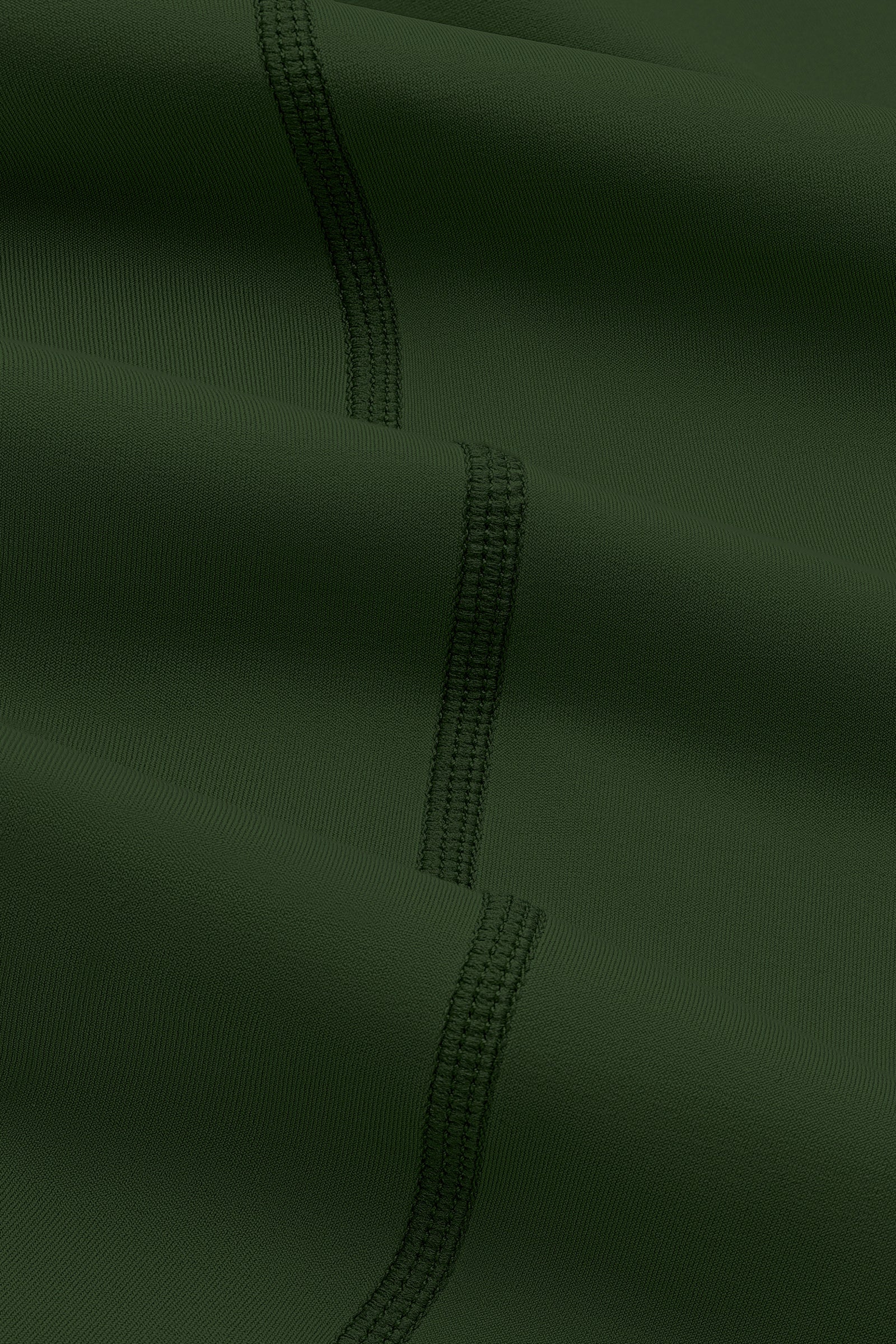Longline Sports Bra / Dark Green