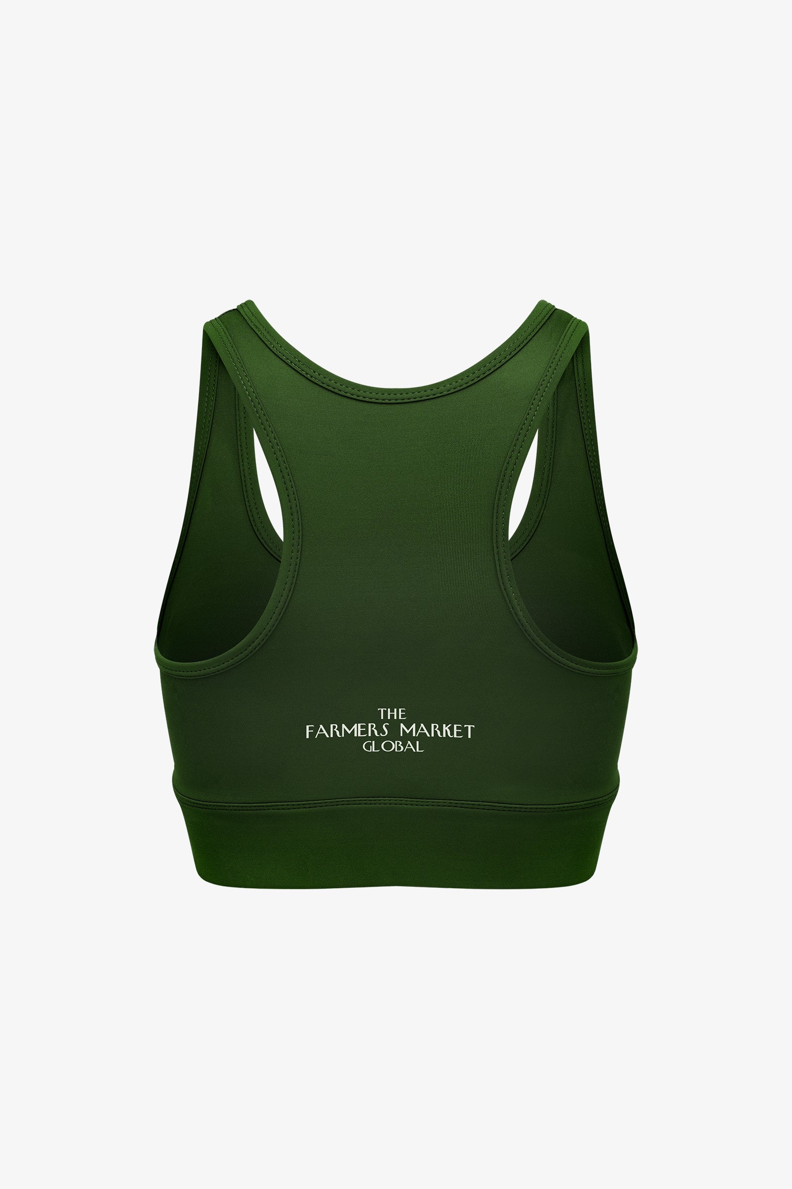 Longline Sports Bra / Dark Green