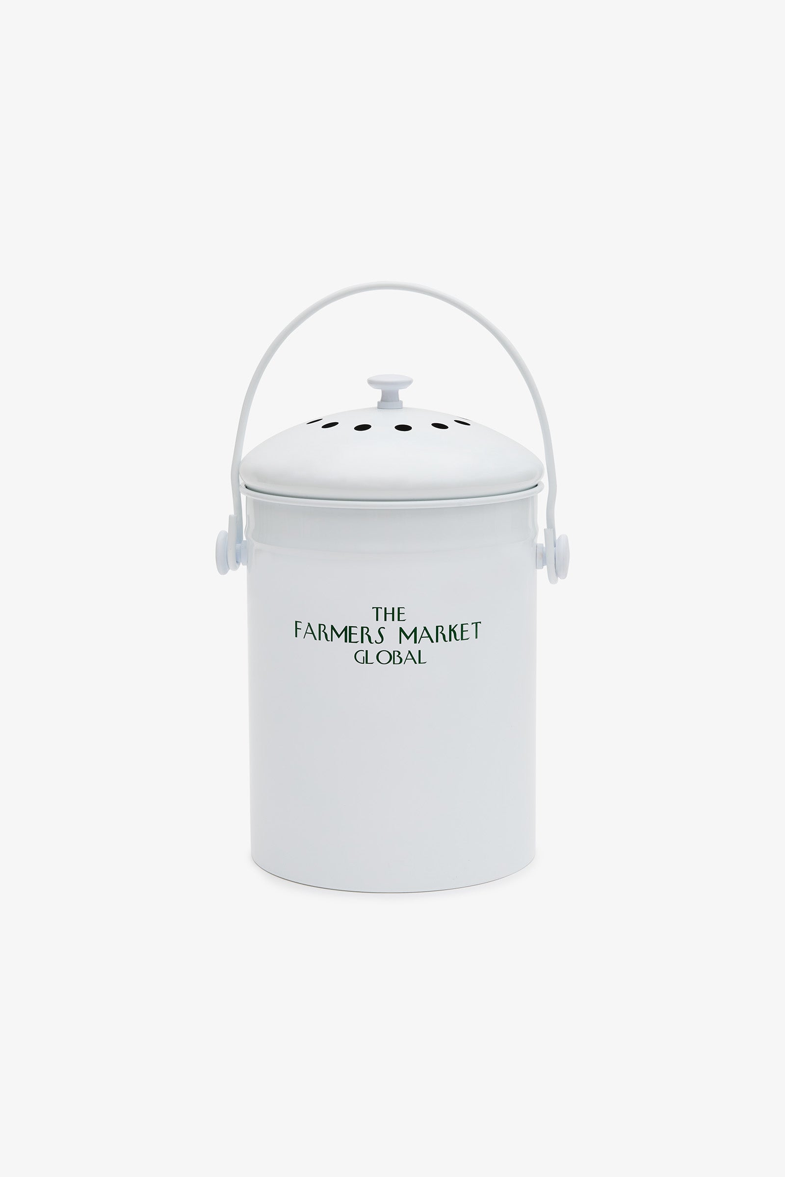 Compost Container / Pearl White