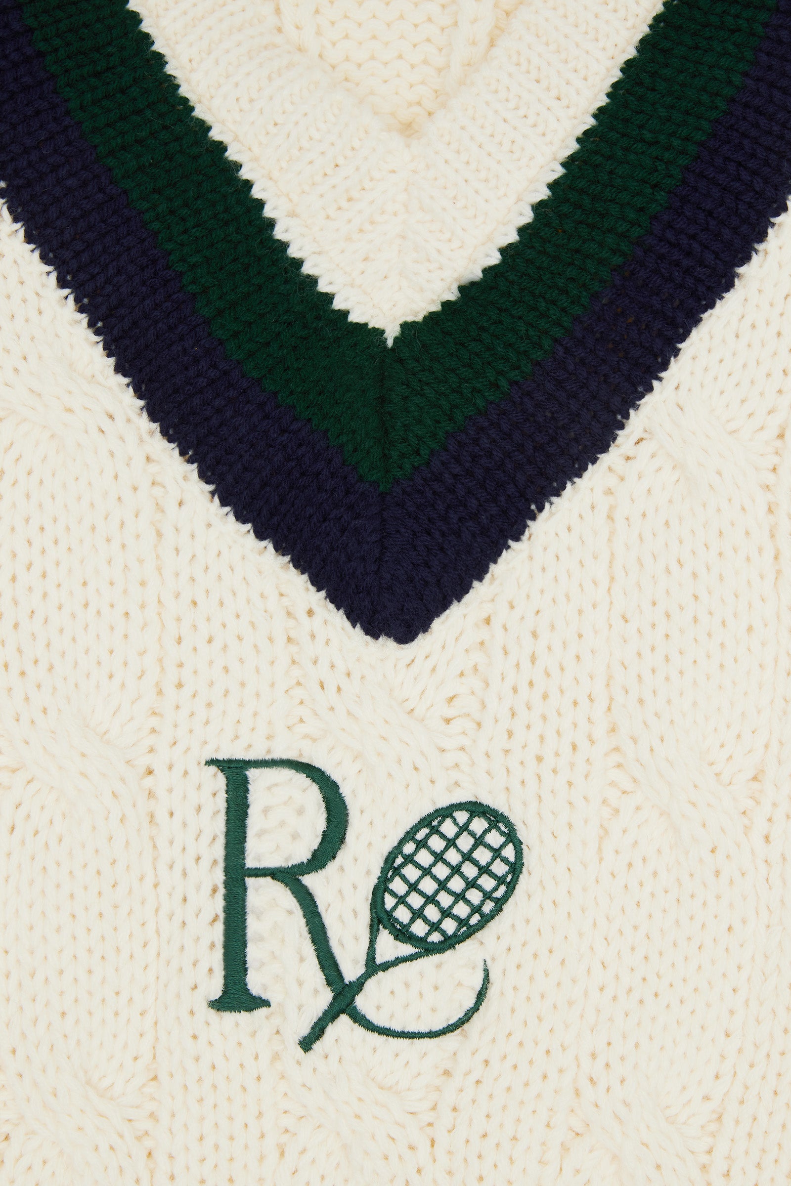 Prescription Logo Tennis Sweater