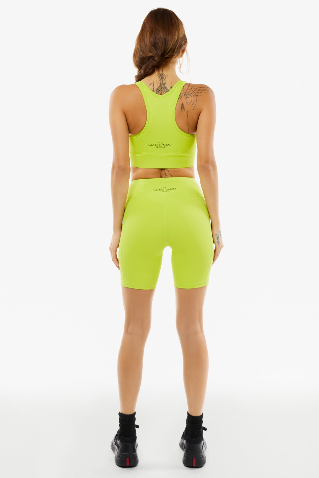 Ball Pocket Biker Shorts / Volt Yellow